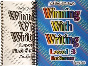 Winning With Writing, Level 3, First Semester Workbook and Answer Key