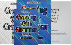Growing With Grammar, Level 3, Complete Set – JacKris Publishing