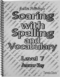 Soaring With Spelling, Level 7, Answer Key