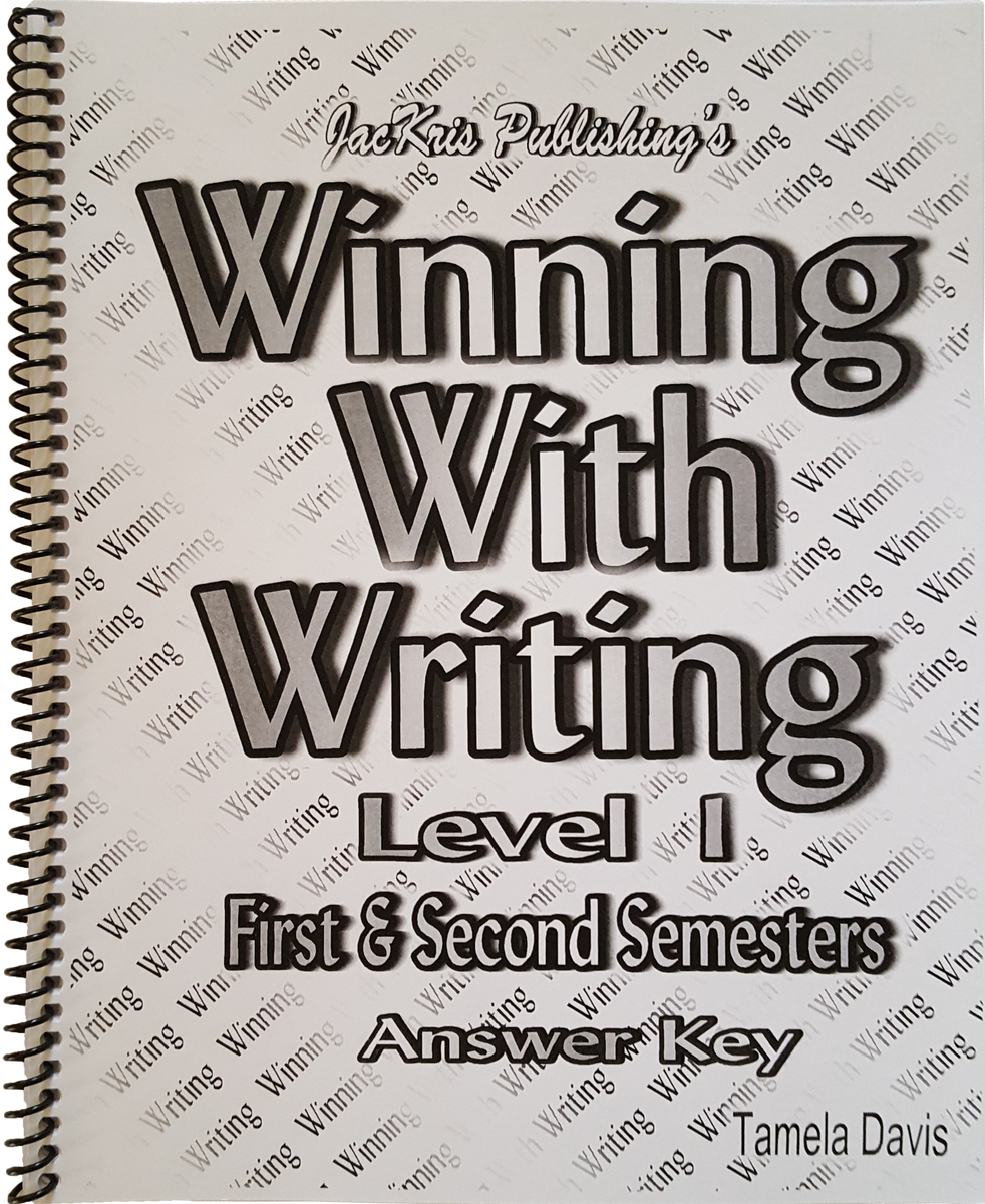 Winning With Writing, Level 1, Answer Key – JacKris Publishing