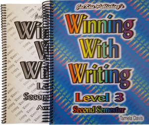 Winning With Writing, Level 3, Second Semester Workbook and Answer Key