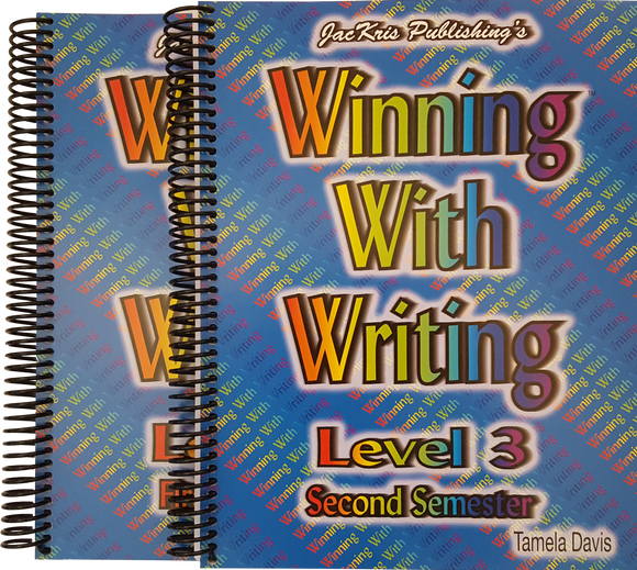 Winning With Writing, Level 3, First and Second Semester Workbooks