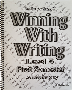 Winning With Writing, Level 5, First Semester Answer Key