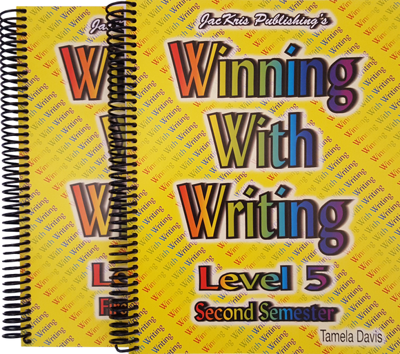 Winning With Writing, Level 5, First and Second Semester Workbooks