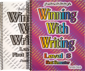Winning With Writing, Level 8, First Semester Workbook and Answer Key